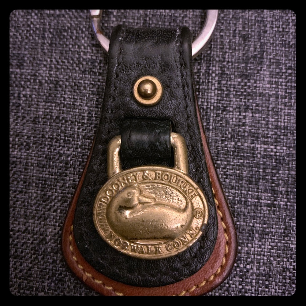 Dooney & Bourke leather key chain